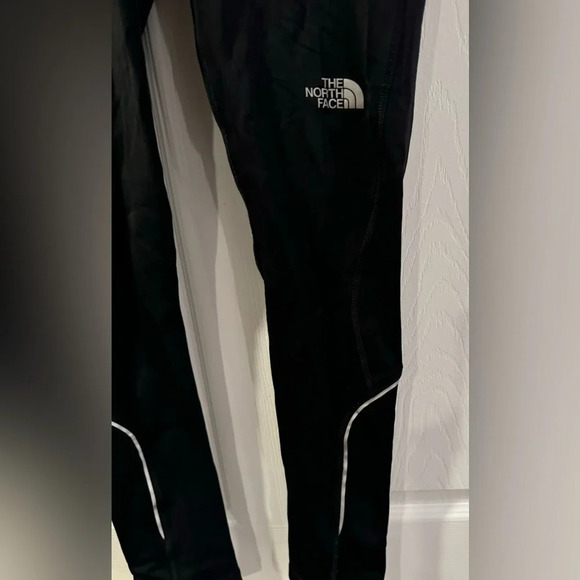 The North Face  Vaporwick leggings tights warm gym workout outdoor Black USXS - Picture 2 of 8